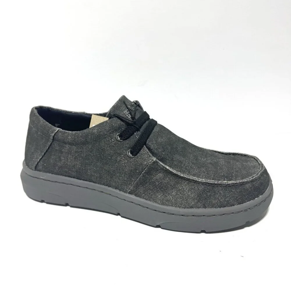 Ariat Mens Hilo Stretch Loafer Charcoal Size 7 Wide